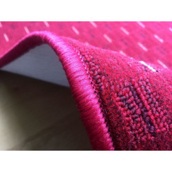 AKCIA: 50x80 cm Koberec metráž Valencia červená - obšitý zo všetkých strán