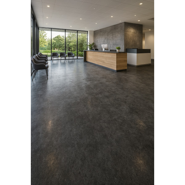 PVC podlaha - lino Blacktex Zinc 996D