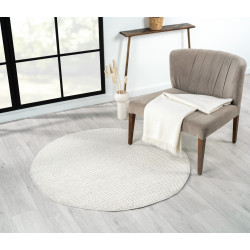 Kusový koberec Ava CA20003 weiß kruh