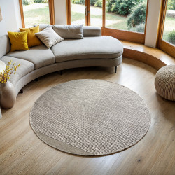 Kusový koberec Suzan Creme kruh