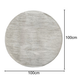 Kusový koberec Wooly Oasis natur kruh