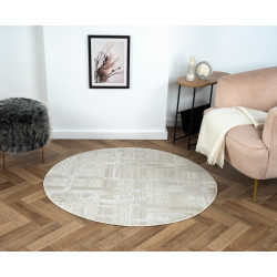 Kusový koberec My Favorite CA60026 creme kruh
