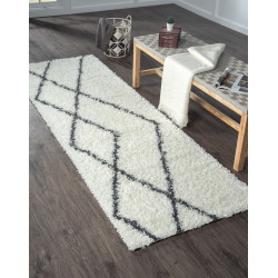 Behúň My Shaggy Raute creme