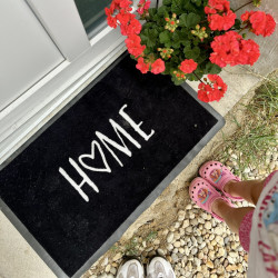 Protišmyková rohožka Home 104503 Anthracite / Cream – na von aj na doma