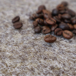 Metrážový koberec Santana 12 písková s podkladem gel, zátěžový