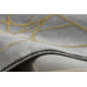 AKCIA: 120x170 cm Kusový koberec Emerald 1010 grey and gold