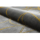 AKCIA: 120x170 cm Kusový koberec Emerald 1010 grey and gold