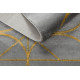AKCIA: 120x170 cm Kusový koberec Emerald 1010 grey and gold