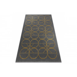 AKCIA: 120x170 cm Kusový koberec Emerald 1010 grey and gold