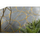 AKCIA: 120x170 cm Kusový koberec Emerald 1010 grey and gold