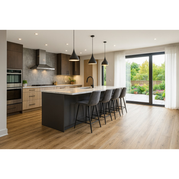 PVC podlaha - lino Blacktex Columbian Oak 649M