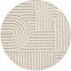 AKCIA: 120x120 cm Kusový koberec Art 1121 Cream kruh
