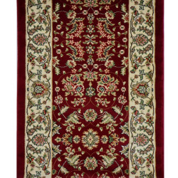 AKCIA: 120x120 cm Behúň na mieru Anatolia 5378 B (Red) - obšitý zo všetkých strán