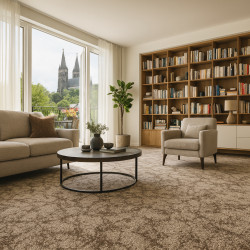 Metrážový koberec Marbeline 190 hnědá