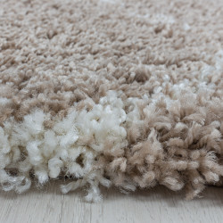 DOPRODEJ: 120x120 (průměr) kruh cm Kusový koberec Salsa Shaggy 3201 beige kruh
