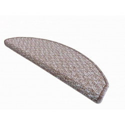 DOPREDAJ: 28x65 půlkruh cm Nášlapy na schody Toledo béžové půlkruh, samolepící