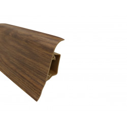 DOPRODEJ: 2500x50x25 mm cm Soklová podlahová lišta SLK50 W475 Ořech authentic 2,5 m
