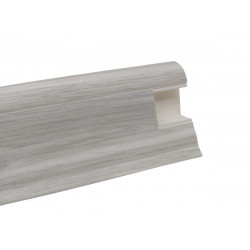 DOPREDAJ: 2500x50x25 mm cm Soklová podlahová lišta SLK50 W648 white oak 250