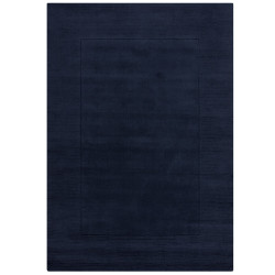 Kusový ručne tkaný koberec Tuscany Textured Wool Border Blue