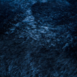 Kusový koberec Visco Rabbit Dark blue 10 kruh