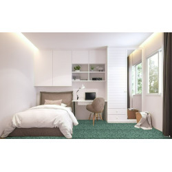 AKCIA: 170x400 cm Koberec metráž Bella Marbella 25 - obšitý zo všetkých strán