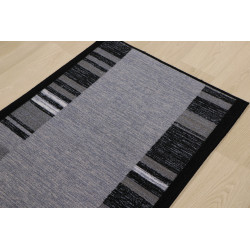 AKCIA: 120x120 cm Protišmykový behúň na mieru Zel 1016 Silver (Grey) - obšitý zo všetkých strán