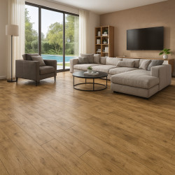 AKCIA: 50x380 cm PVC podlaha - lino Texalino Supreme 7801 Valley Oak