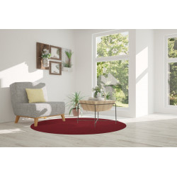 AKCIA: 120x120 (průměr) kruh cm Kusový koberec Astra červená kruh