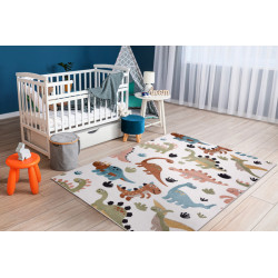 AKCIA: 160x220 cm Detský kusový koberec Fun Dino cream