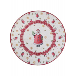 Kusový koberec Villeroy & Boch Toy&#39;s delight 106273 Cream, Red kruh