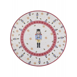 Kusový koberec Villeroy & Boch Toy&#39;s delight 106274 Cream, Red kruh