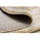 AKCIA: 160x160 (průměr) kruh cm Kusový koberec Napkin gold kruh
