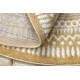AKCIA: 160x160 (průměr) kruh cm Kusový koberec Napkin gold kruh