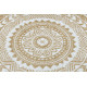 AKCIA: 160x160 (průměr) kruh cm Kusový koberec Napkin gold kruh