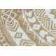 AKCIA: 160x160 (průměr) kruh cm Kusový koberec Napkin gold kruh