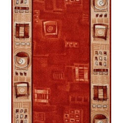 AKCIA: 200x80 cm Protišmykový behúň na mieru Zara 921 červenohnedá