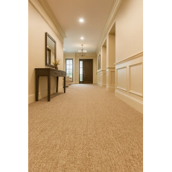 Metrážny koberec Cobalt SDN 64031-AB béžovo-hnedý, záťažový