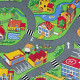 AKCIA: 70x270 cm Koberec metráž Little Village 90