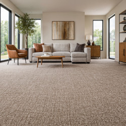 Metrážový koberec Optik 14 Hnědý