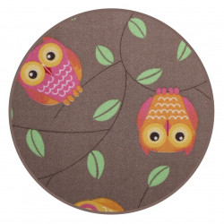 AKCIA: 160x160 (průměr) kruh cm Detský kusový koberec Little Owls kruh