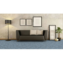 AKCIA: 115x730 cm Koberec metráž Lindau 30 Svetle Modrý