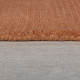 Kusový ručne tkaný koberec Tuscany Textured Wool Border Orange