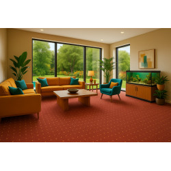 AKCIA: 80x110 cm Metrážny koberec Udinese terra - neúčtujeme odrezky z role