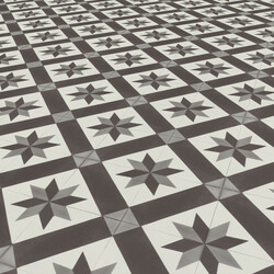 PVC podlaha - lino AladinTex Ultra 2226 Cordoba black/white