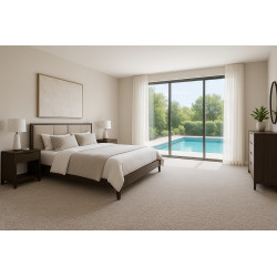 Akce: 102x80 cm Kusový koberec Capri béžový - zelené obšití