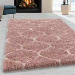 AKCIA: 80x150 cm Kusový koberec Salsa Shaggy 3201 rose