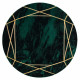 POŠKODENÝ Kusový koberec Emerald 1022 green and gold kruh