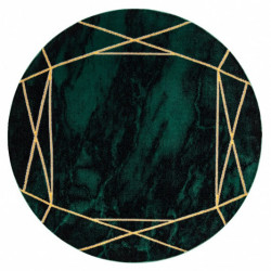 POŠKOZENÝ Kusový koberec Emerald 1022 green and gold kruh