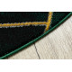 POŠKODENÝ Kusový koberec Emerald 1022 green and gold kruh