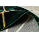 POŠKODENÝ Kusový koberec Emerald 1022 green and gold kruh